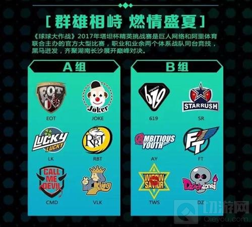 球球大作战塔坦杯精英挑战赛 购票通道7月7日开启