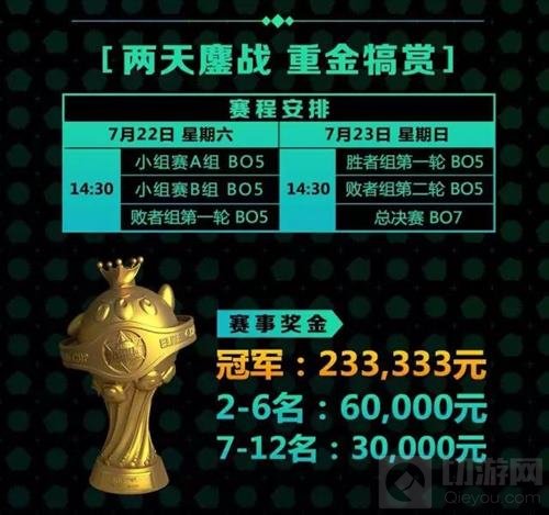 球球大作战塔坦杯精英挑战赛 购票通道7月7日开启