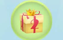 球球大作战两周年金色礼盒 参与指定模式可得