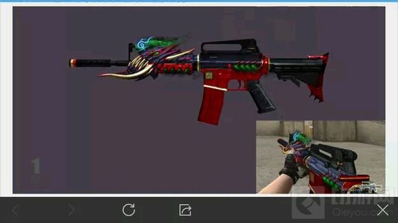 CF手游新武器模型图片 神兽外观看着十分霸气