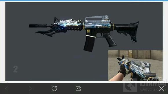 CF手游新武器模型图片 神兽外观看着十分霸气