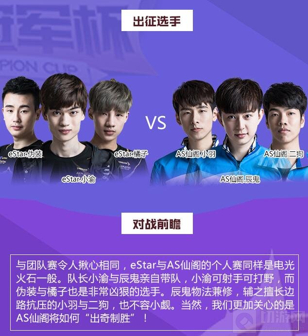 谁是峡谷单挑王 王者荣耀冠军杯个人赛对战前瞻