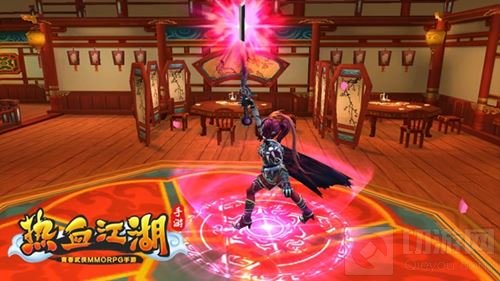 《热血江湖手游》全新场景曝光 练级打宝圣地