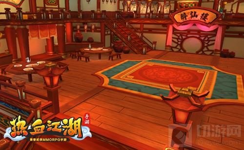 《热血江湖手游》全新场景曝光 练级打宝圣地