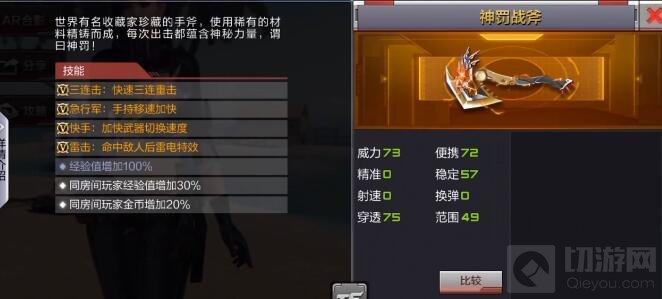 CF手游神罚战斧好不好用 体验服新武器曝光