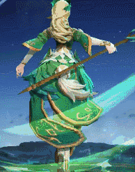 王者荣耀王昭君皮肤模型修改动图 老王变漂亮了