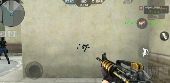 CF手游M4A1指挥官弹道测试 稳定性高威力不错
