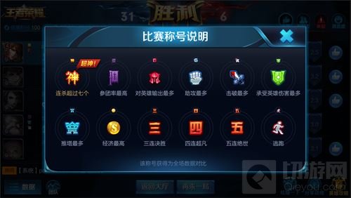 王者荣耀结算流程优化 五大数据决定你的奖励