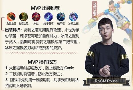 王者荣耀冠军杯MVP马可波罗出装推荐 操作技巧