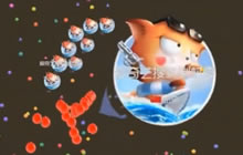 球球大作战制杖零：角落合球蛇形盘绕收30命