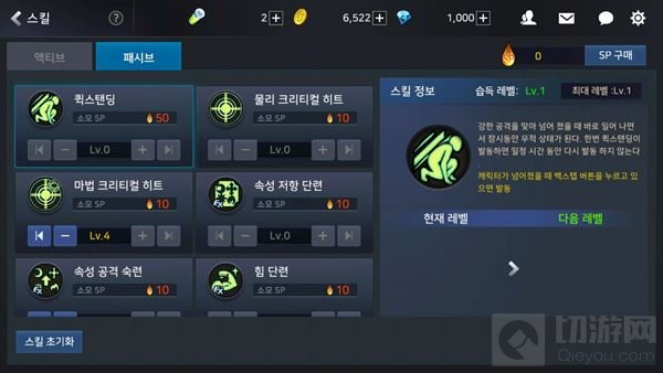 地下城与勇士魂格斗家通用技能加点及翻译图