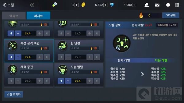 地下城与勇士魂格斗家通用技能加点及翻译图