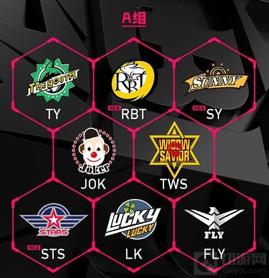 球球大作战2017BPL秋季赛参赛队伍名单一览