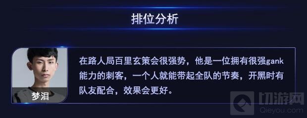 王者荣耀梦泪百里玄策连招技巧及六神装推荐