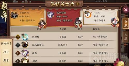 全民应援酣战 阴阳师为崽而战名士录红白押注