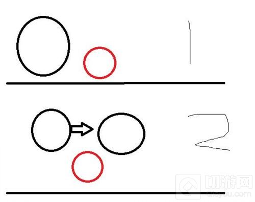 球球大作战直角四分秒合怎么操作 图文讲解