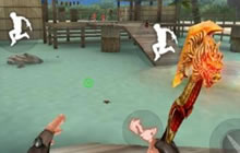 CF手游海滩派对上演刀战 冷兵器的对决谁能获胜