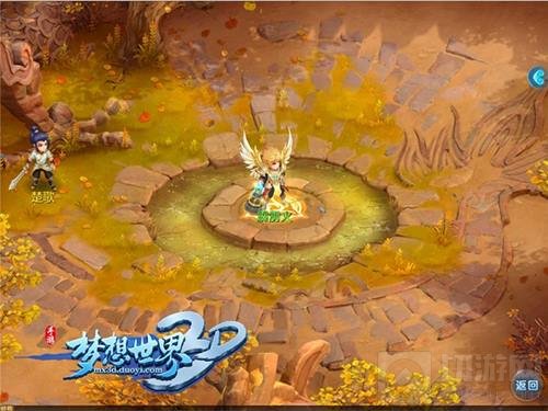 梦想世界3D手游经典再现 炫酷人物光环登场