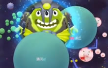 球球大作战清风大逃杀精彩视频 盾多不怕雷区