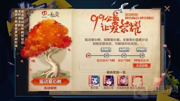 王者荣耀99公益活动可以获得什么奖励大揭秘