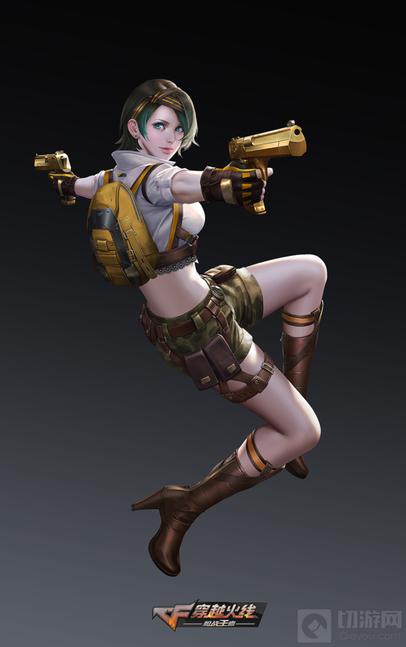 CF手游美女角色萝拉高清图片 可萌可御可清纯