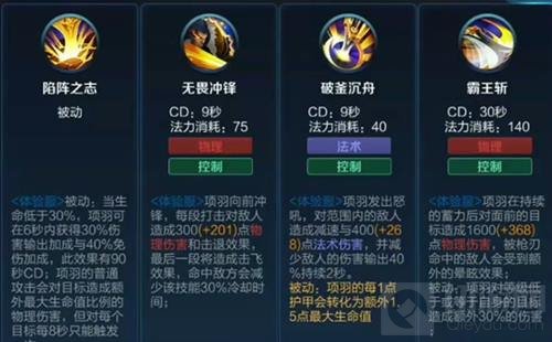 王者荣耀新版本项羽解析 全肉伤害更加爆表