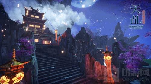 天乩手游场景首曝 绝美勾勒次世代奇山秀水