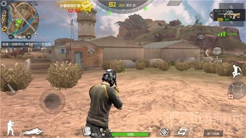 CF手游荒岛特训开阔地遇敌人突袭怎么处理解析