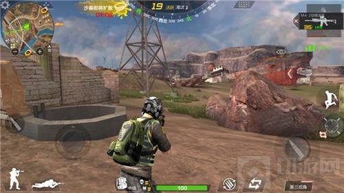 CF手游荒岛特训开阔地遇敌人突袭怎么处理解析