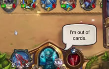 炉石传说无限叠甲站再现 只用三张牌就能赢