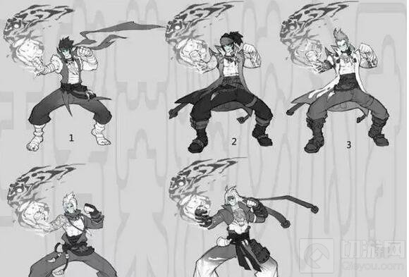 王者荣耀S10将出新英雄命虎拳 英雄形象草稿