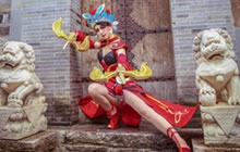 王者荣耀虞姬霸王别姬COS 混血虞姬美艳无双