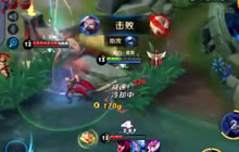 王者荣耀月爱解说兰陵王 18杀屠杀全场带节奏