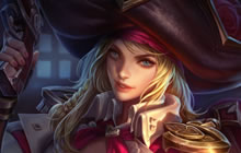 王者荣耀虞姬的加勒比小姐皮肤原画重做分享