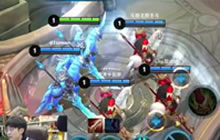 王者荣耀嗨氏克隆玩关羽 五人连环踢达摩