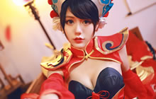 王者荣耀虞姬霸王别姬COS 长腿小姐姐来了