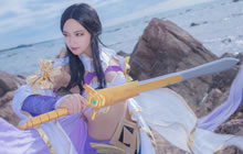 王者荣耀露娜紫霞仙子COS 高冷颜值女神露娜