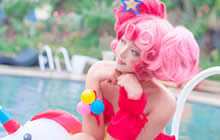 王者荣耀小乔COS分享 小乔泳装皮肤COS分享