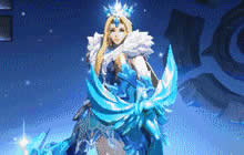 王者荣耀雅典娜冰冠公主皮肤技能特效分享