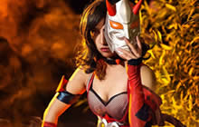 王者荣耀阿轲COS分享 高度还原阿轲小姐姐