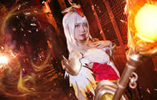 王者荣耀凤凰于飞王昭君cos 超级温柔美少女