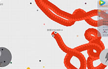 贪吃蛇大作战大蛇都灭绝了围条小蛇吃津津有味