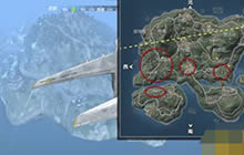 荒岛特训绿地上半部航线降落点分析及推荐