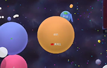 球球大作战这波操作多少分 吓得对面赶紧跑