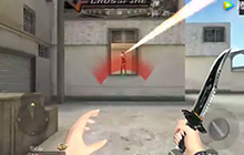 CF手游小刀也是神器 高手单挑技巧打退屠龙