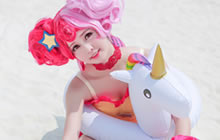 王者荣耀小乔泳装COS图片 小乔福利COS分享