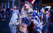 炉石传说玩家cos 一切为了希尔瓦娜斯胜利