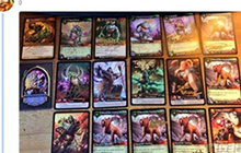 炉石传说总监晒出卡牌照片让国外玩家炸了