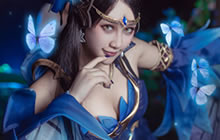 王者荣耀貂蝉仲夏夜之梦皮肤绝美COS图集分享