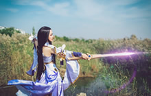 王者荣耀露娜紫霞仙子COS分享 露娜COS图集